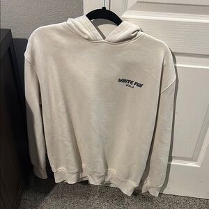 White fox hoodie